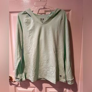 Mountain Hardwear Hooded Shirt - Mint Green (L)